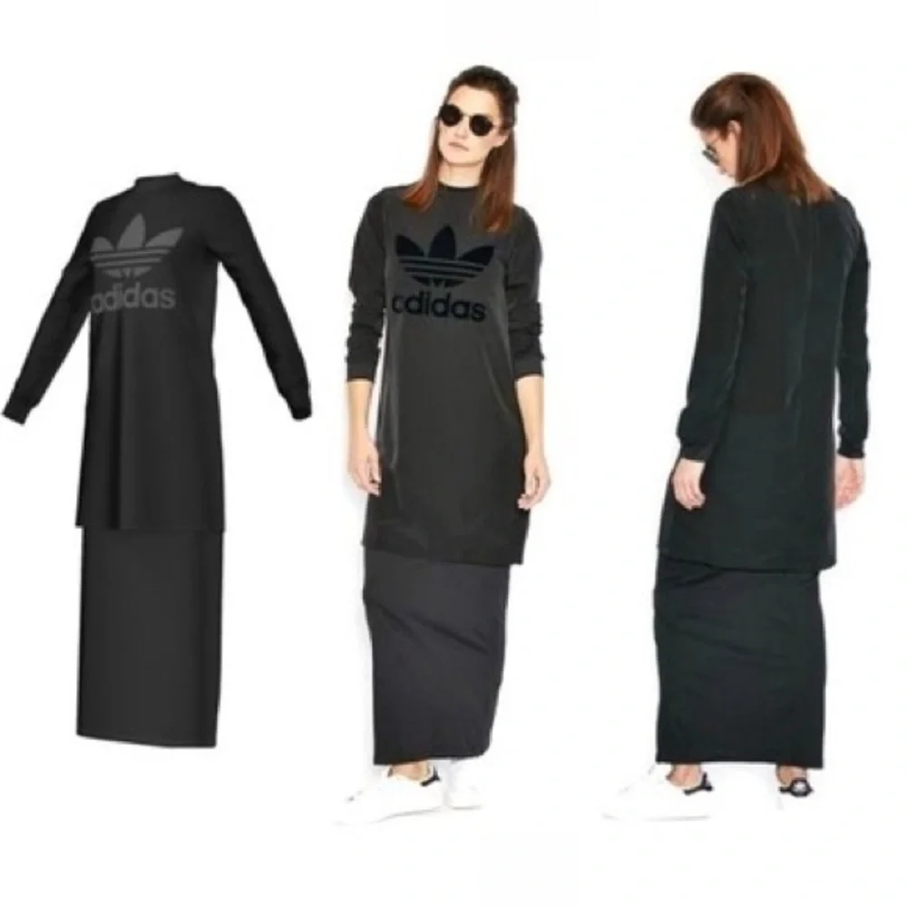 Adidas Trefoil High Low Dress - Picture 3 of 5